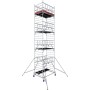 Krause Échafaudage roulant ProTec XXL en aluminium, hauteur de travail 7,30 m - vue détaillée