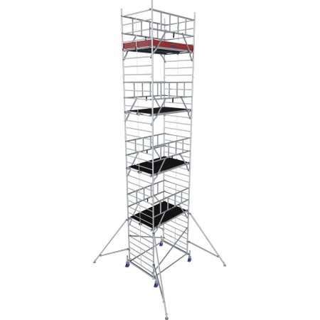 Krause Échafaudage mobile ProTec XXL en aluminium, hauteur de travail 8,30 m