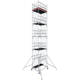 Échafaudage ProTec System XXL Extension Large en Aluminium Hauteur de travail 9,30 m