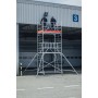 Krause ProTec System XXL Fahrgerüst Breitaufbau Alu Standhöhe 9,30 m - technische Ansicht