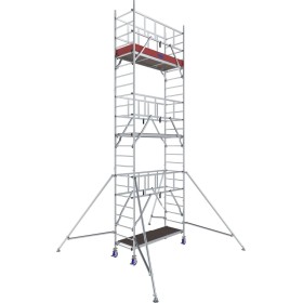 Échafaudage en aluminium ProTec 1000, hauteur de travail 5,20 m
