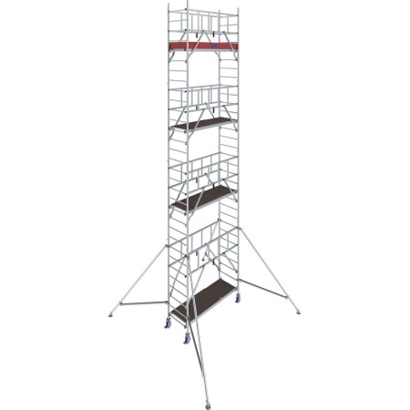 Krause Échafaudage en aluminium ProTec 1000, hauteur de travail 7,20 m