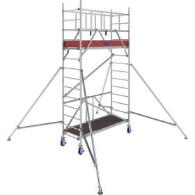 Échafaudage pliant en aluminium ProTec XS 1000, hauteur de travail 2,70 m
