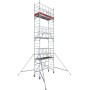 Krause Impalcatura pieghevole in alluminio ProTec XS 1000, altezza di lavoro 5,70 m - vista dettagliata