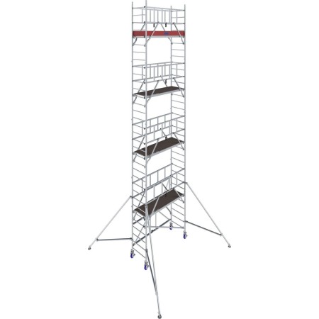 Krause Impalcatura pieghevole in alluminio ProTec XS 1000, Altezza di lavoro 7,70 m