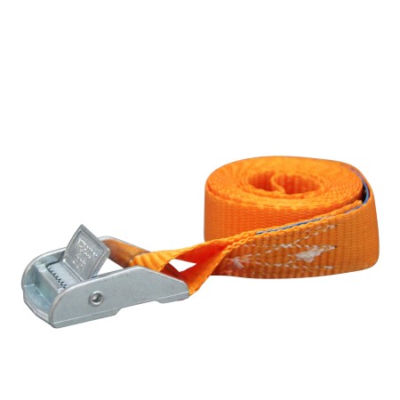 Zurrpack 50x stk. Umreifungsgurt 25 mm mit Klemmschloss – 6 m – 400 daN in 5 Farben - Detailansicht