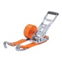 Zurrpack 50x stk. Zurrgurt 5000kg 2-teilig 50mm – 8 m mit Langarm-Zugratsche und Doppelspitzhaken - Detailansicht