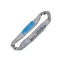 Zurrpack Sangle ronde à simple gaine - Capacité de charge de 4000 kg - gris - 1 à 6 mètres