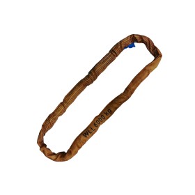 Zurrpack Rundschlingen Einfachmantel – 6000kg Tragkraft – braun – 1 bis 6 meter
