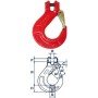 Zurrpack Kettengehänge 3-Strang – 11'200 kg – Nenndicke 13mm – Güteklasse 8 - technische Ansicht