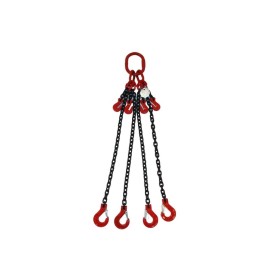 Zurrpack Kettengehänge 4-Strang mit Kettenkürzer – 6700 kg – Nenndicke 10mm – Güteklasse 8