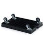 Wolfstahl ESD Transportroller 80x60 cm 4 Lenkrollen - Detailansicht