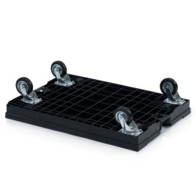 Chariot de transport ESD 80x60 cm 4 roues pivotantes