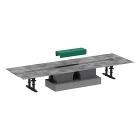 hansgrohe uBox universal Komplettset 80 cm, Standardinstallation für Duschrinnen Fertigsets