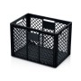 Wolfstahl Eurobehälter 60 x 40 x 42 perforiert schwarz