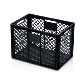 Wolfstahl Eurobehälter 60 x 40 x 42 perforiert schwarz