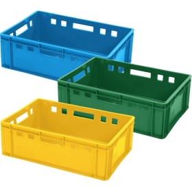 Wolfstahl Fleischkasten Farbig 60 x 40 x 20 cm, Stapelbar