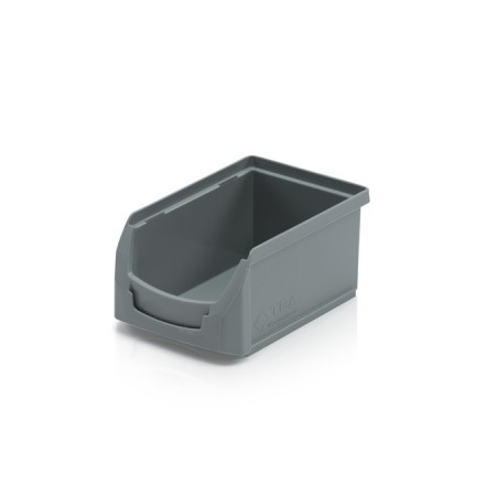 Wolfstahl Boîte de rangement transparente Grise - vue détaillée