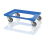 Wolfstahl Transportroller 4 Lenkrollen 60 x 40 cm - Detailansicht