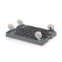 Wolfstahl Transportroller 80 x 60 cm 2 lenkbare + 2 feste PP-Rollen - Detailansicht