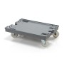Wolfstahl Transportroller 80 x 60 cm 4 lenkbare PP-Rollen