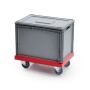Wolfstahl Transportroller HL 2 lenkbare + 2 feste Rollen