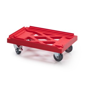 Wolfstahl Transportroller HL 2 lenkbare + 2 feste Rollen mit Bremse