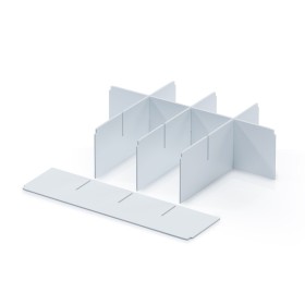 Cloison pour conteneur Euro - courte - Blanc