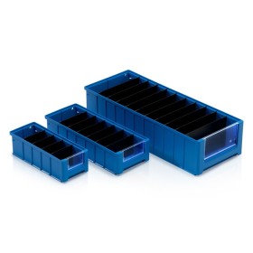 Wolfstahl Parete divisoria anteriore per scatola scaffale blu