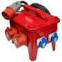 TP 32A Stromverteiler Stapelbar, Baustromverteiler, Wandverteiler, CH (IP55) - technische Ansicht