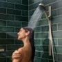 hansgrohe Pulsify Planet Edition Duschkopf 105 3 Strahlarten Relaxation wassersparend+ Select - technische Ansicht