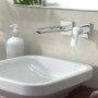 Robinetterie de lavabo encastrée à levier unique hansgrohe Logis Fine - photo produit