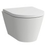 LAUFEN WC mural sans bride Kartell Compact, à chasse d'eau directe