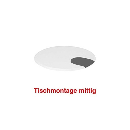 Wolfstahl Move 1 Kabeldurchlass 6,0 cm weiss