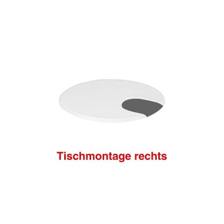 Wolfstahl Move Kabeldurchlass 6,0 cm weiss