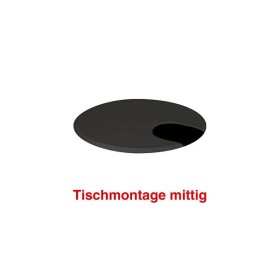 Wolfstahl Move 1 Kabeldurchlass 6,0 cm schwarz