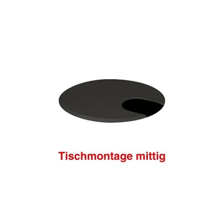 Wolfstahl Passe-câble Move 1 6,0 cm noir