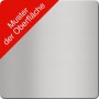 Wolfstahl Padua Empfangstheke silber/weiss - Detailansicht