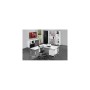 Wolfstahl Anbautisch höhenverstellbar Yukon weiss, silber rechteckig 100,0 x 60,0 x 68,0 - 82,0 cm - Produktansicht