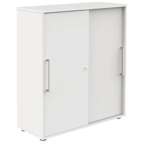 Wolfstahl Schiebetürenschrank weiss/weiss 2 Fachböden