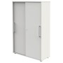 Wolfstahl Schiebetürenschrank weiss/weiss 3 Fachböden - Produktansicht
