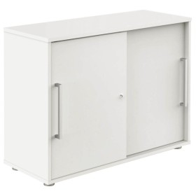 Wolfstahl Schiebetürenschrank weiss/weiss 1 Fachboden