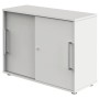 Wolfstahl Schiebetürenschrank weiss/weiss 1 Fachboden