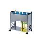 Wolfstahl Bürowagen Typ 23 alusilber 66 x 37 x 74cm