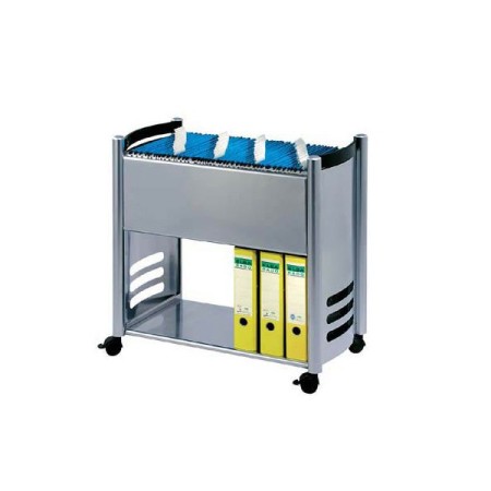 Wolfstahl Bürowagen Typ 23 alusilber 66 x 37 x 74cm
