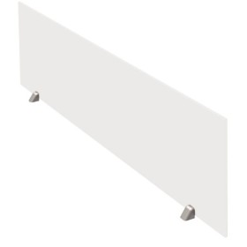 Wolfstahl Move Tischtrennwand weiss 160,0 x 45,0 cm