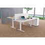Wolfstahl Move Tischtrennwand weiss 160,0 x 45,0 cm - Detailansicht