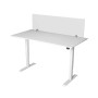 Wolfstahl Move Tischtrennwand weiss 160,0 x 45,0 cm - technische Ansicht
