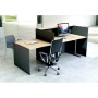 Wolfstahl Comptoir d'accueil Marino up & down pour 2 personnes, chêne 253,0 x 98,0 x 112,0 cm