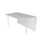 Wolfstahl Anbautheke weiss, nussbaum/weiss 3295 - Detailansicht